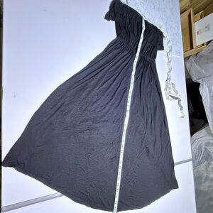 Sweet Pea by Stacy Frati Black Faux Wrap Dress